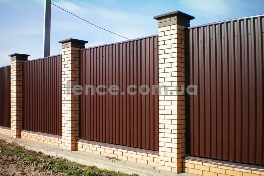Corrugated fences