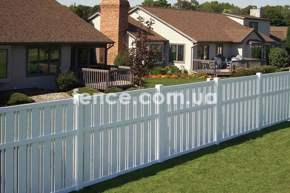 Metal-plastic fences