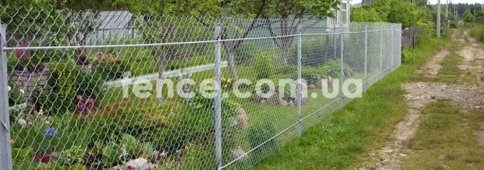 Chain-link fence installation